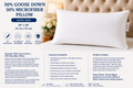 Luxury 50% Goose Down King Pillow