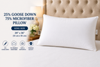King Size 25% Goose Down Pillows